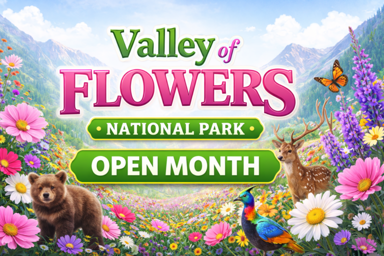 Valley of Flowers National Park Open Month