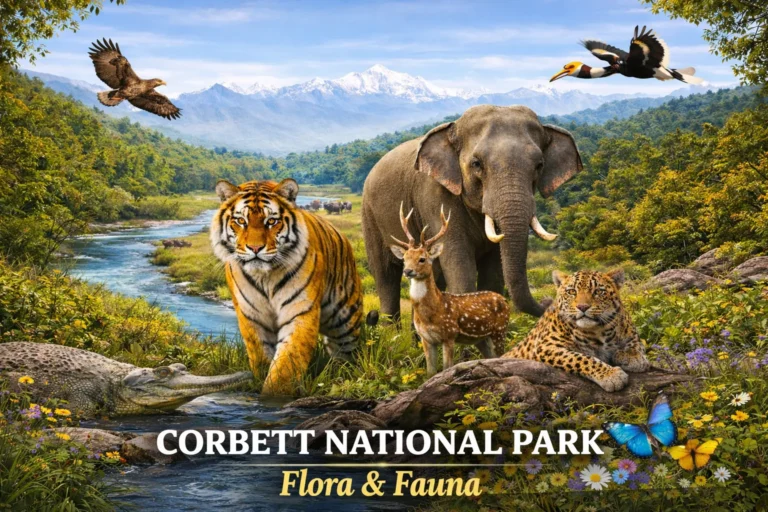 corbett national park flora and fauna