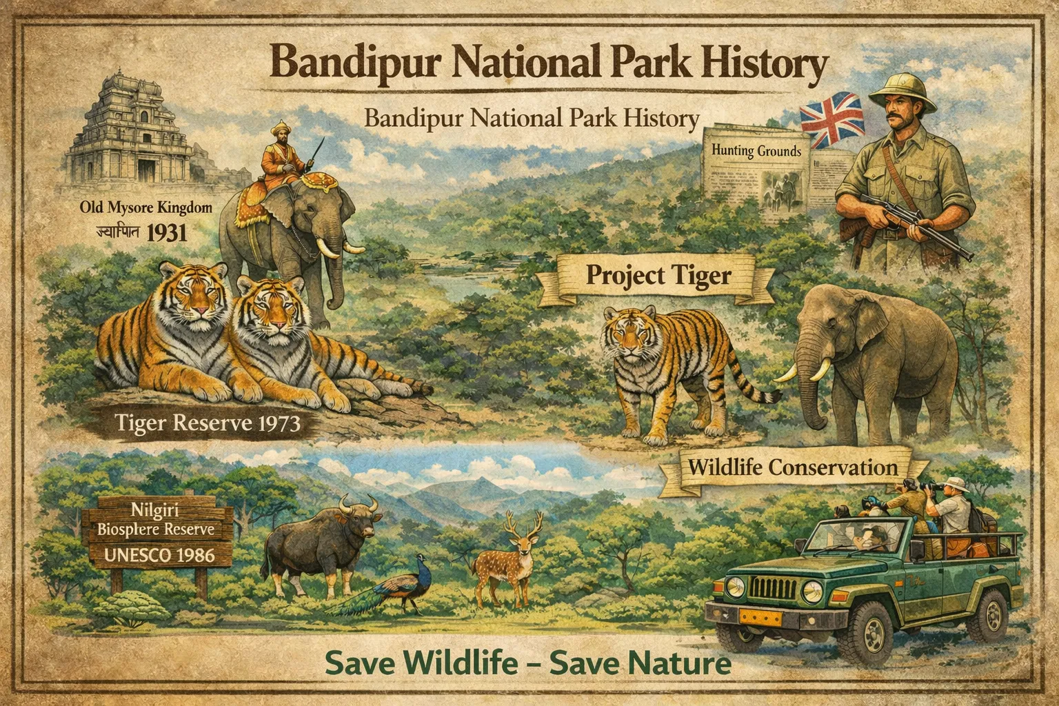 Bandipur National Park History