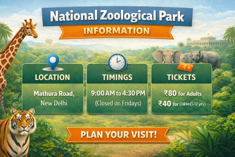 National zoologicale park information