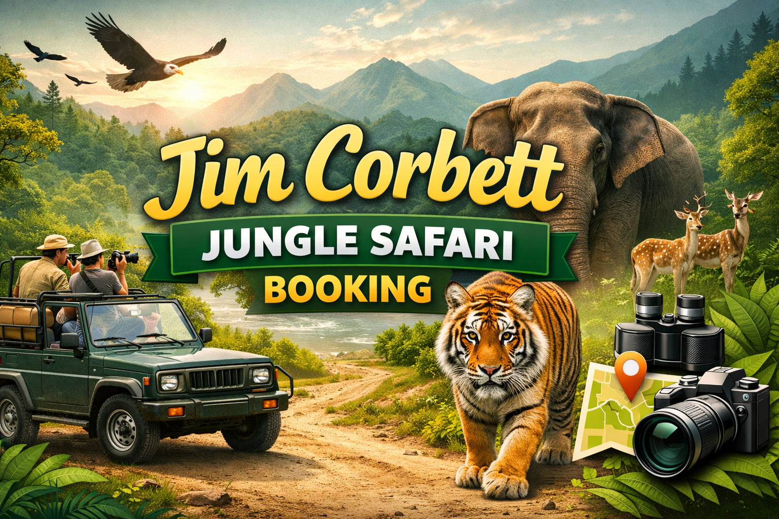 Jim Corbett Jungle Safari Booking