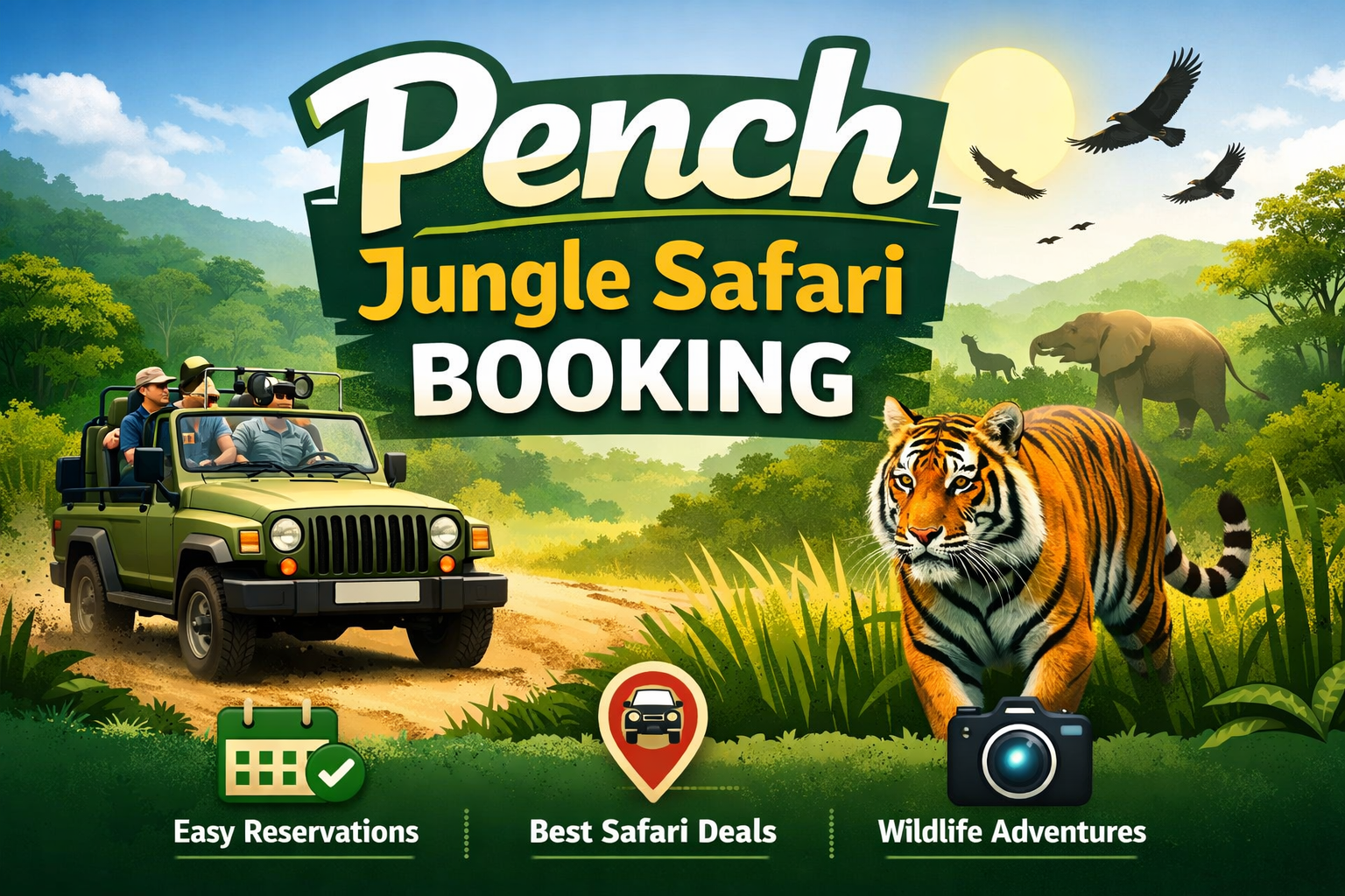 Pench Jungle Safari Booking