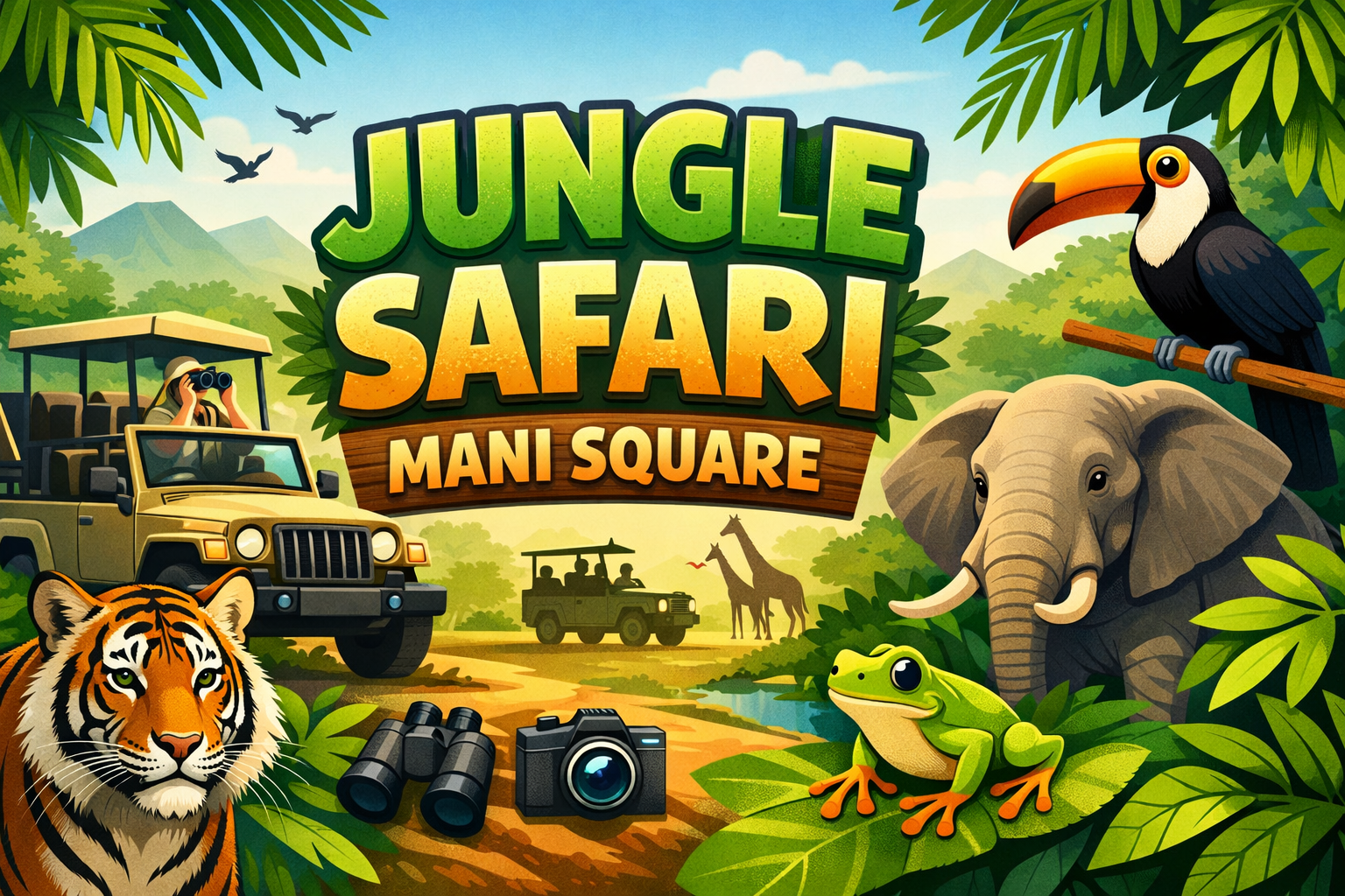 jungle safari mani square