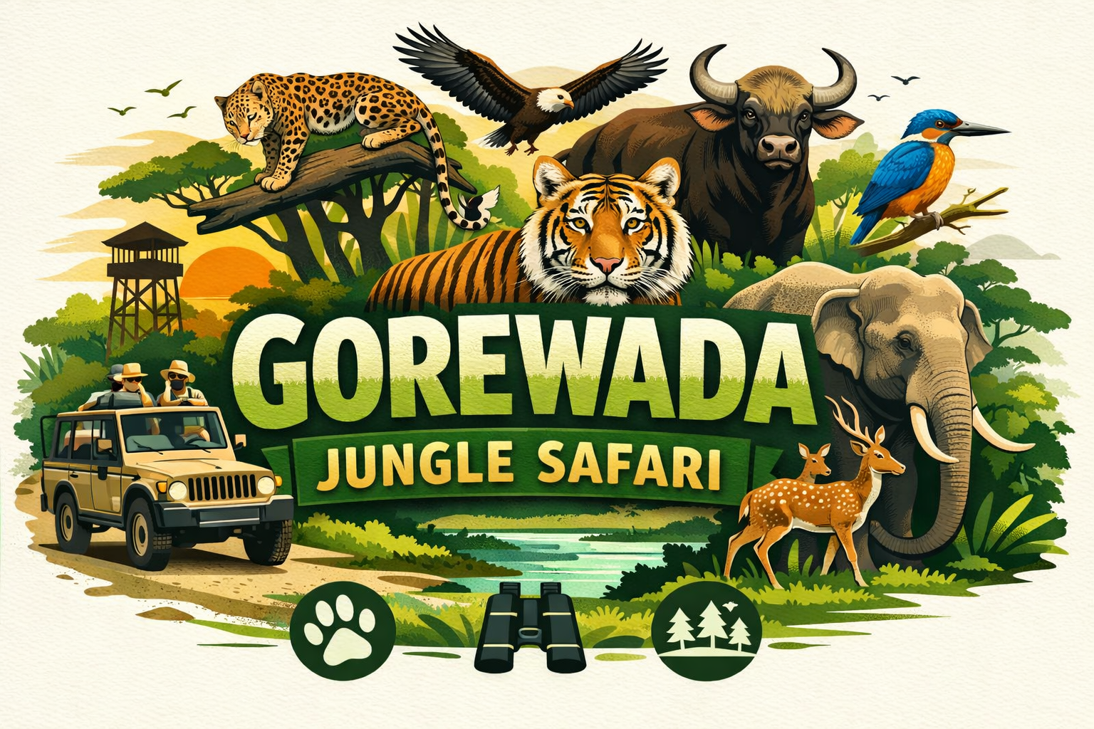 gorewada jungle safari