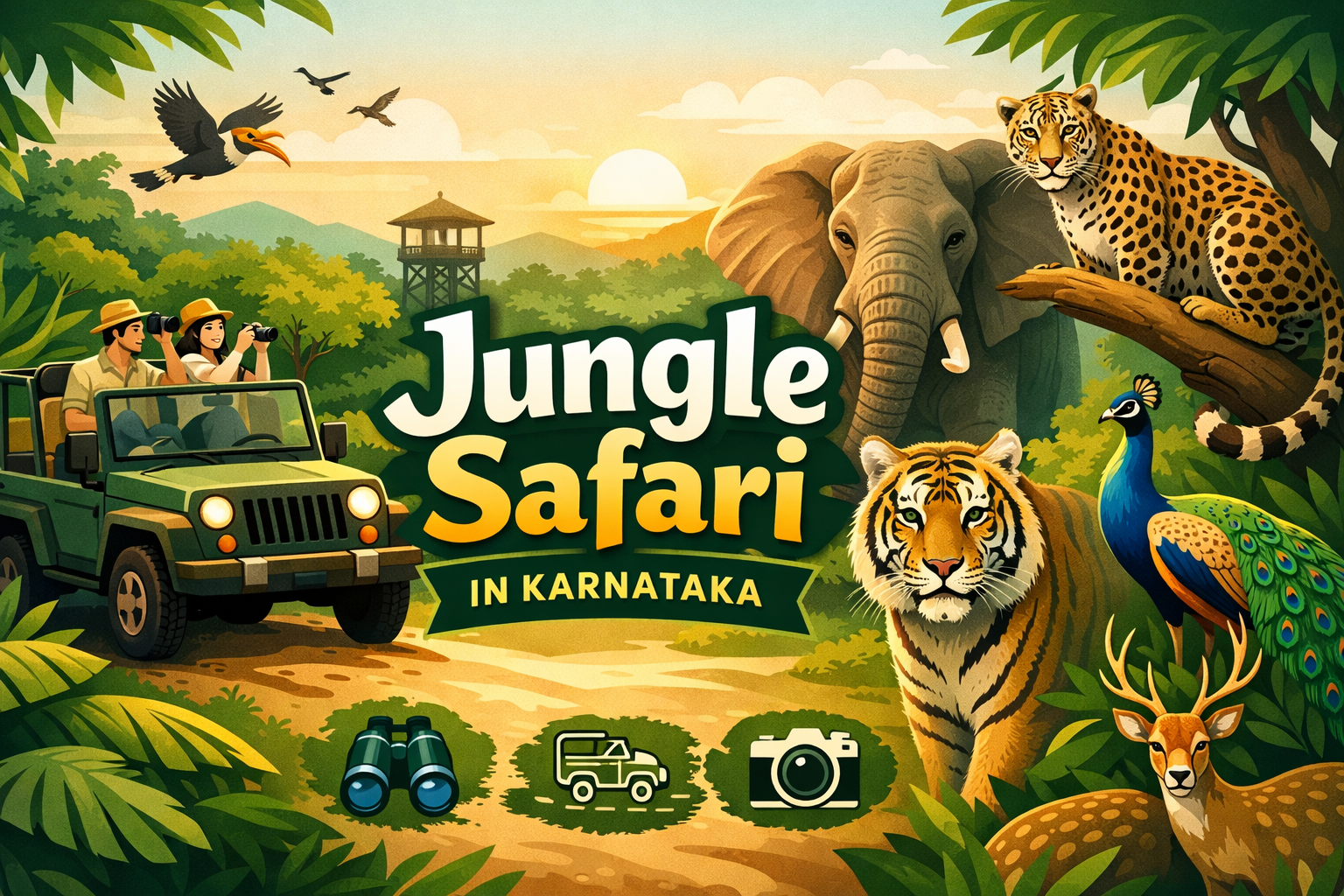 Jungle Safari in Karnataka