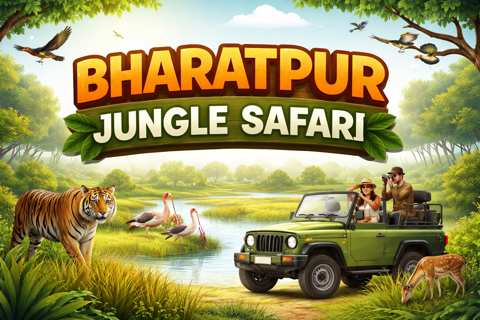 Bharatpur jungle safari: