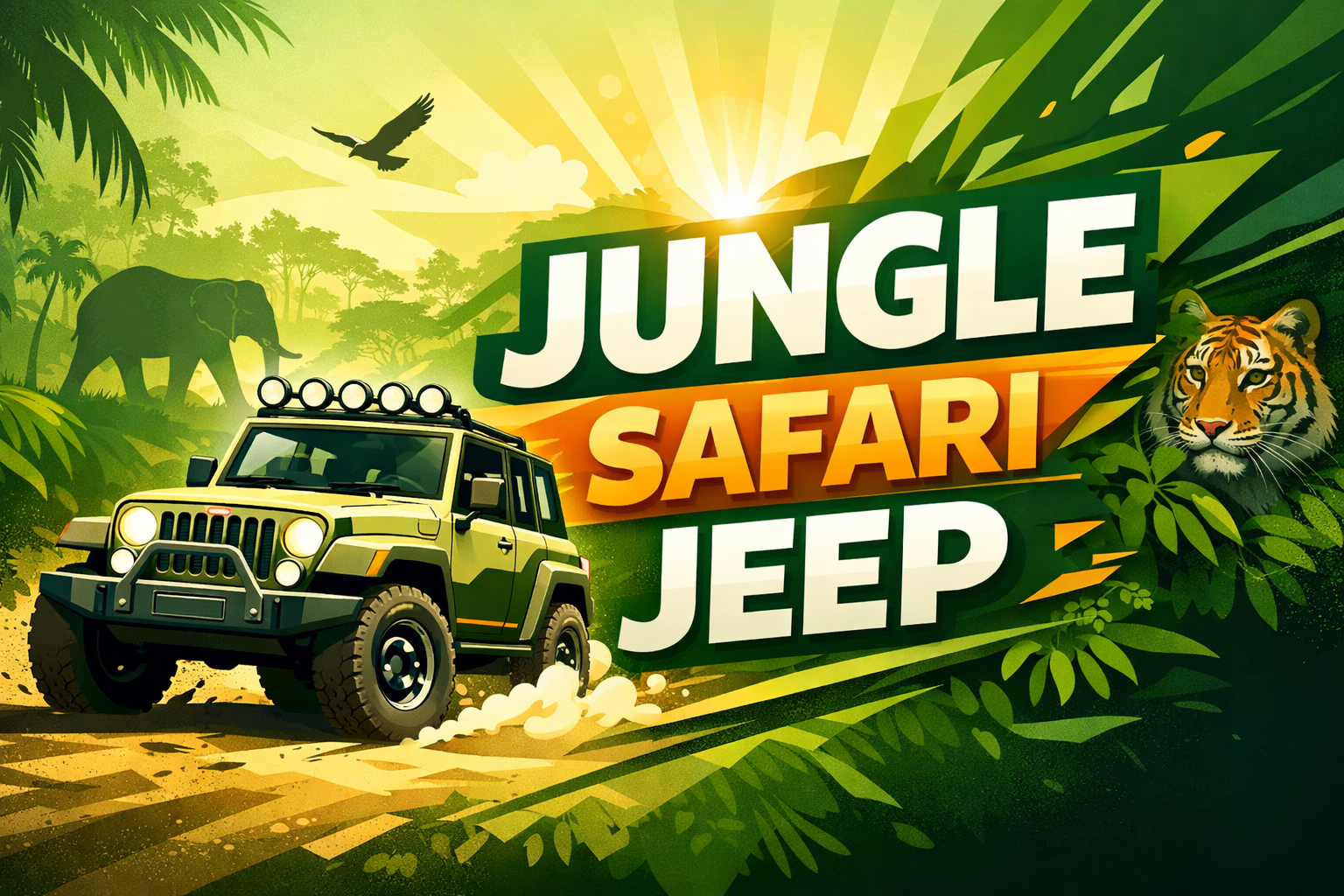 jungle safari jeep